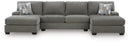 Clarington Sectional with Double Chaise
