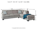 Altari Sleeper Sectional with Chaise