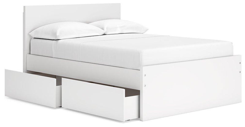 Onita Panel Bed with 1 Side Storage