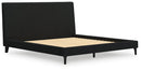 Cadmori Upholstered Bed with Roll Slats