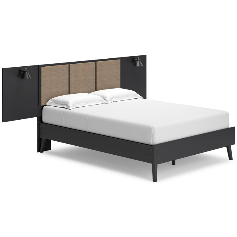 Charlang Full Panel Bed with 2 Extensions