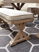 Beachcroft Outdoor Bench with Cushion